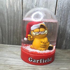 Enesco Vintage Garfield Plastic Snow Globe 1978